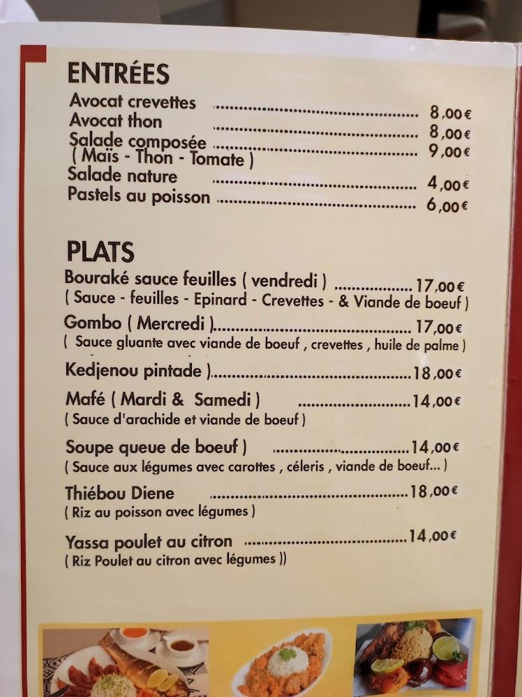 Le Fouta Djalon - Menu Image 2